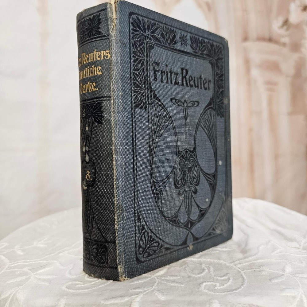 Fritz Reuter's Sämtliche‎ Werke German Literature Book Antiquarian Victorian